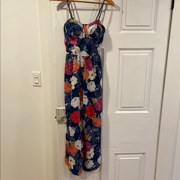 Floral Spaghetti Strap Onesie - Picture 4 of 7